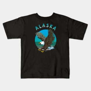 Bald Eagle - Alaska Kids T-Shirt